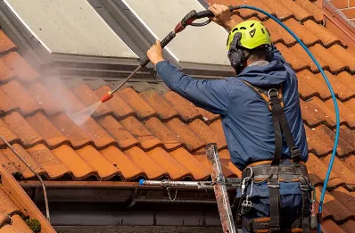 Démoussage et hydrofuge de toiture à Antoigné